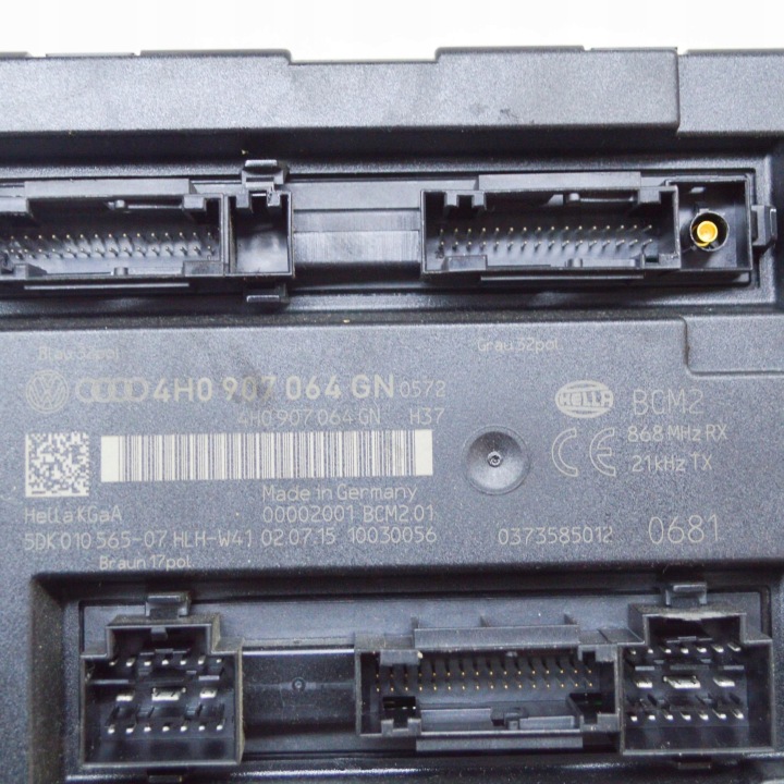 AUDI A6 S6 C7 4G 2015 CONTRÔLEUR MODULE CONFORT