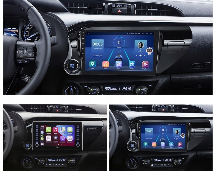 RADIO NAVEGACIÓN GPS TOYOTA HILUX 2015 ANDROID 