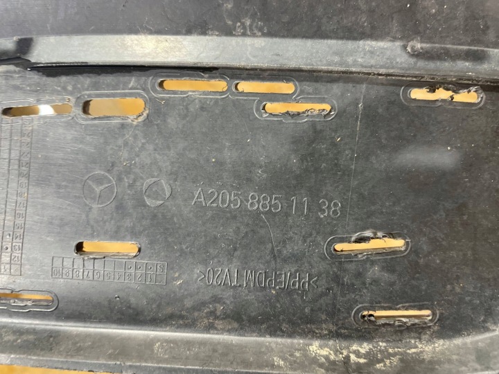 MERCEDES C CLASSE IV 4 W205 14-21 SPOILER MOULURE DOUBLURE PARE-CHOCS ARRIÈRE ARRIÈRE