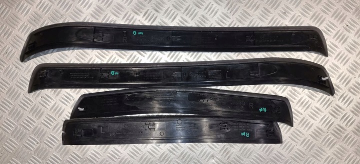 BMW 5 E60 E61 M5 MP EDITION MOULURE SEUIL REVÊTEMENTS BAGUETTES SEUIL ENSEMBLE