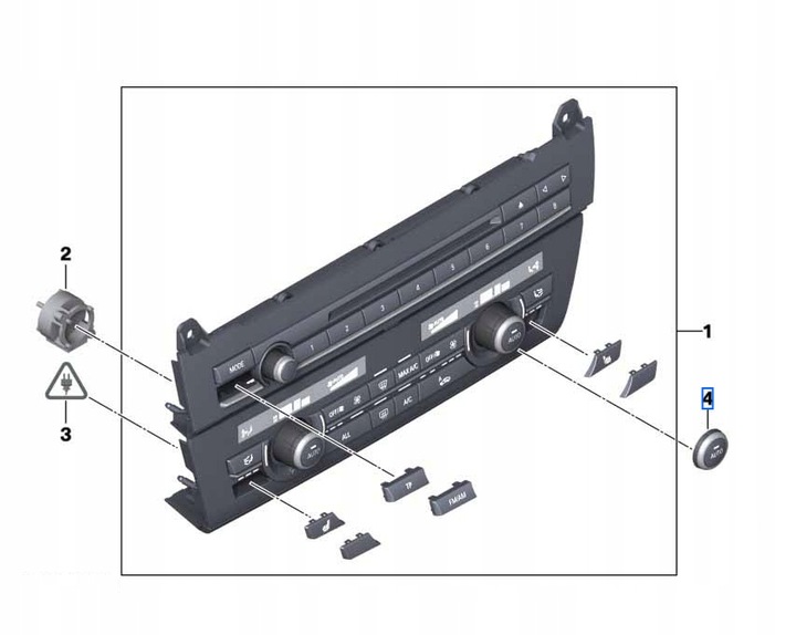 BMW F01 F02 SET REPAIR POKRETEL PANEL A/C photo 4 - milautoparts-fr.ukrlive.com