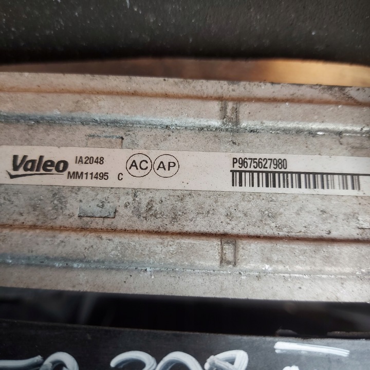RADIATEUR ÉCHANGEUR AIR-AIR PEUGEOT T9 308 II 1.6HDI P9675627980