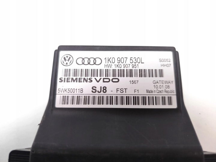 SKODA OCTAVIA UNITÉ MODULE BRAMY TRANSFERU DONNÉES 2012 BERLINE COMPACTE 4/5DR