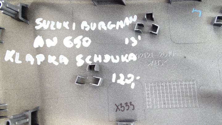 E510 SUZUKI BURGMAN AN 650 13+ CLAPET SCHOWA DÉFLECTEUR D'AIR PROTECTION