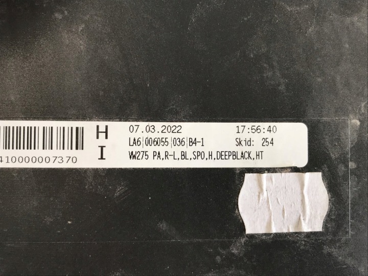 VW T-ROC LIFT CACHE MOULURE PARE-CHOCS ARRIÈRE 2GA807725