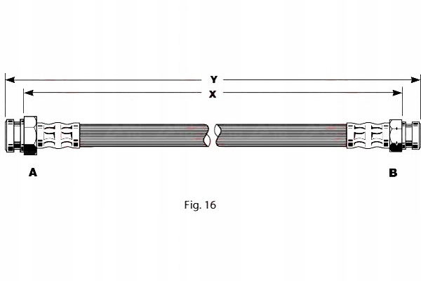 FIL DE FREIN FLEXIBLE TRW PHA292