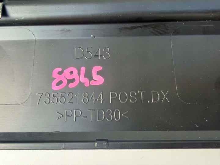FIAT 500L MOULURE PORTES DROITE ARRIÈRE ARRIÈRE NEUF OE 8945