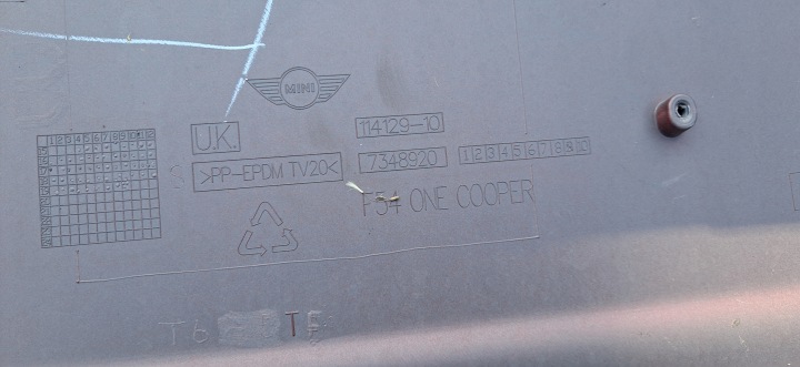 PARE-CHOCS ARRIÈRE ARRIÈRE MINI COOPER F54 CLUBMAN 7348920