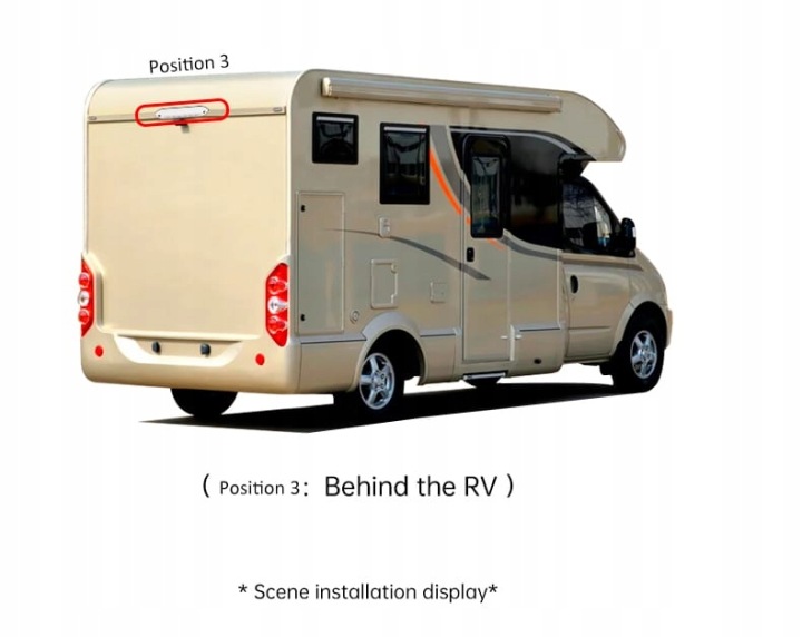 PHARE VESTIBULE CAMPING-CAR REMORQUES DE CAMPING EXTÉRIEUR 12V ZIMNA+CIEPLA