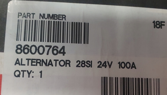 ALTERNATEUR 0151541302 MERCEDES ACTROS MP4 24V/100A