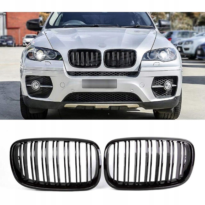 BMW X5 E70 X6 E71 REJILLA REJILLAS DE RADIADOR REJILLAS DOBLE CORREAS PARA 2007-2013-BMW M 