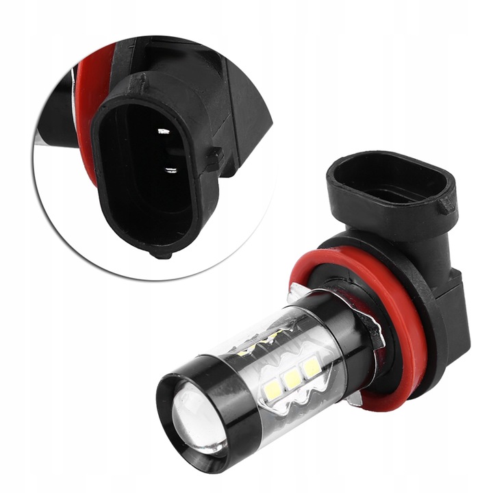 LUZ DIODO LUMINOSO LED H8 H11 2 PIEZAS BAJO TEMPERATURA 