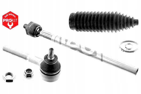 BIELLETTE DE DIRECTION LATÉRAL AVEC EMBOUT DROIT COLLIERS PROTECTION PEUGEOT 206, 206