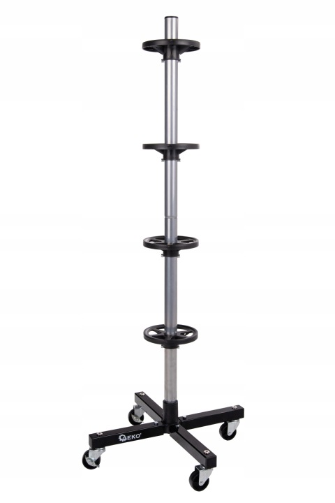 GEKO SUPPORT SUR ROUES PNEUS 100KG MOBILNY 46 X 46 X 116 CM SUR 2/4 ROUES G71253