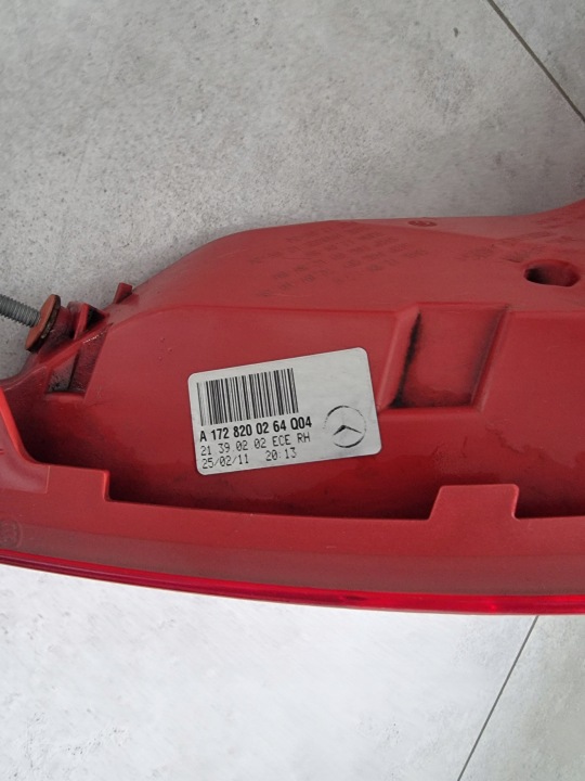 MERCEDES SLK R172 PHARE ARRIÈRE DROITE EUROPE A1728200264