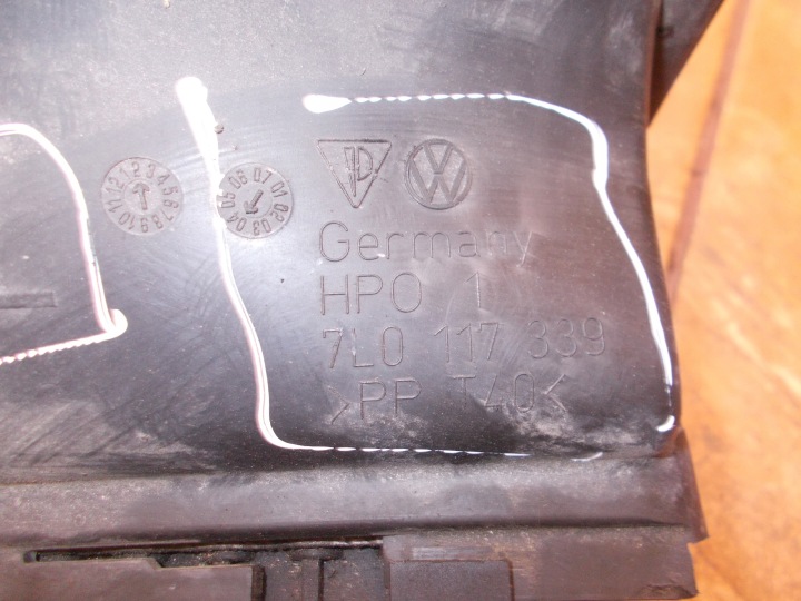 ÉCHANGEUR AIR-AIR GAUCHE TUYAU 7L0145803A TOUAREG I 02-...