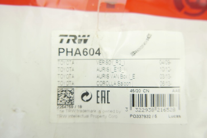 TRW PHA604 FIL DE FREIN FLEXIBLE
