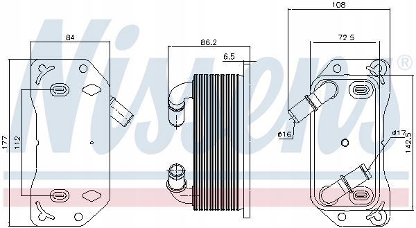RADIATEUR HUILES HUILE MOTEUR 91189