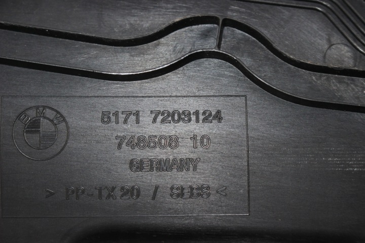 DOUBLURE DE PASSAGE DE ROUE PROTECTION ADMISSION AIR BMW F10 F11 7203124