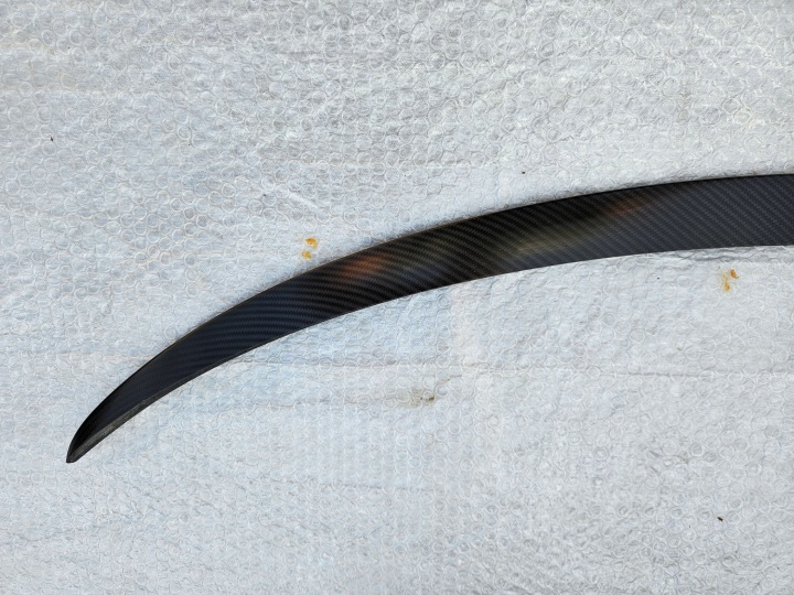 TESLA 3 CARBONE SPOILER COUVERCLES DE COFFRE ARRIÈRE 14561666-00-A