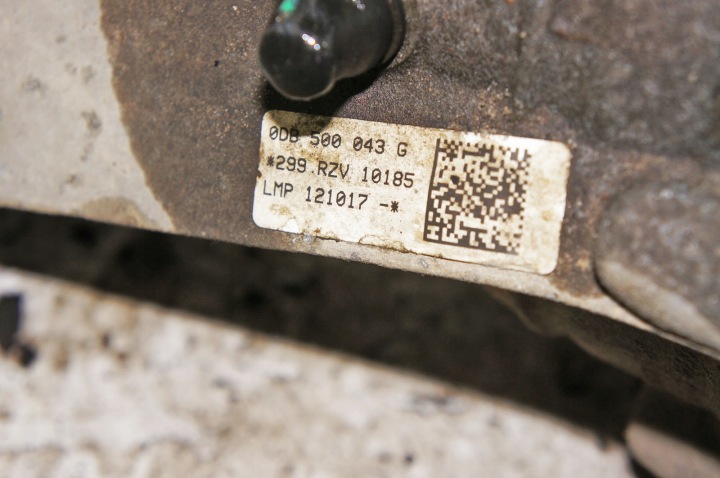 RH463 AUDI A4 B9 2.0I PONT DIFFÉRENTIEL ARRIÈRE ARRIÈRE 0DB500043G