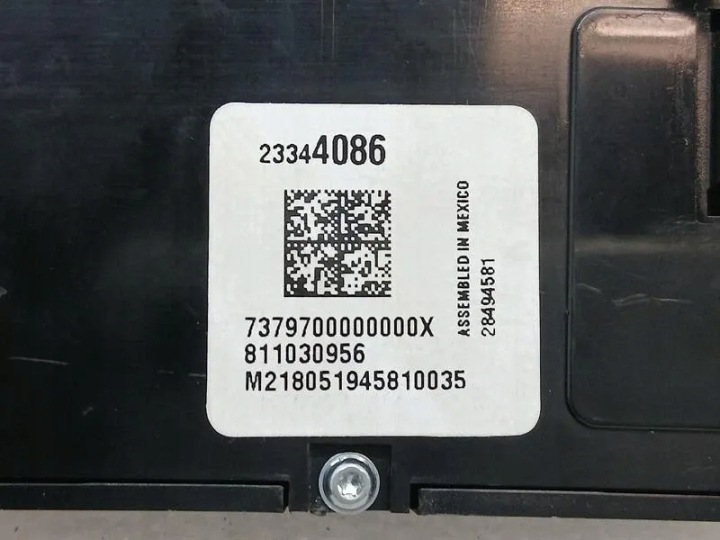 AUTOMATIQUE CLIMATISATION CHEVROLET 23344086