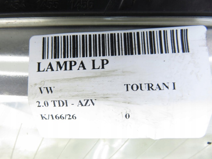 PHARE GAUCHE AVANT VW TOURAN I 1T0941005D