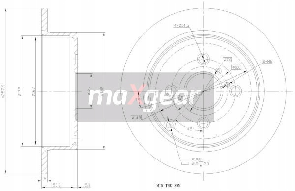 PHARES ANTIBROUILLARD TYC 8122152060 8122152061 2901273 29010