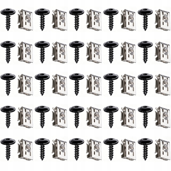 25X BOULONS WKRETY TÔLES PASSAGE DE ROUE TORX PARE-CHOCS CAPUCHONS VERS VW AUDI
