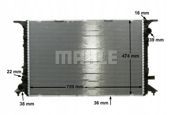 RADIATEUR MOTEUR MAHLE CR 1201 000P