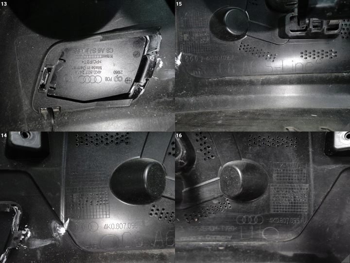 AUDI A6 S6 C8 4K0 S-LINE 18-25 PARE-CHOCS PARE-CHOCS AVANT (6XPDC RONDELLES