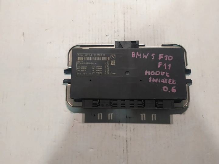 CONTRÔLEUR MODULE DE COMMANDE D'ÉCLAIRAGE BMW 5 F10 F11