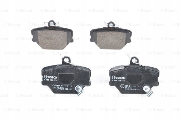 BOSCH ZAPATAS DE FRENADO SMART P. CITY-COUPE/ROADSTER/FORTWO 98- 