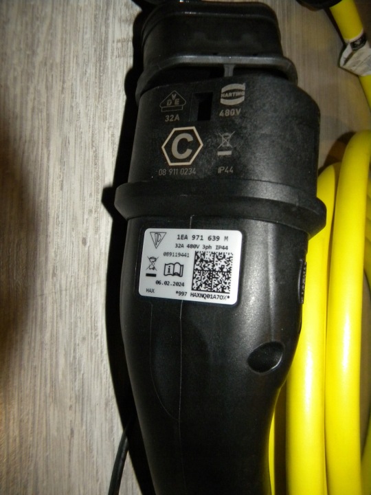 NEUF ORIGINAL CÂBLE RAPIDE LADOWANIA VW SEAT AUDI 32A 3 PHASES 22KW 480V