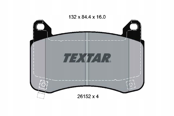 ZAPATAS DE FRENADO PARTE DELANTERA TESLA MODELO 3 MODELO Y ELECTRIC 01.17- TEXTAR 