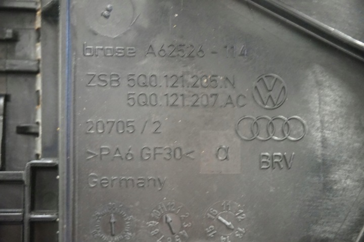 PANNEAU AVANT RADIATEURS VW GOLF VII 7 1.2TSI 5Q0121205N 5Q0959455F