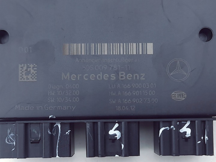 MERCEDES-BENZ G CLASSE W463 1ST GEN 2017 CONTRÔLEUR MODULE CROCHET D'ATTELAGE