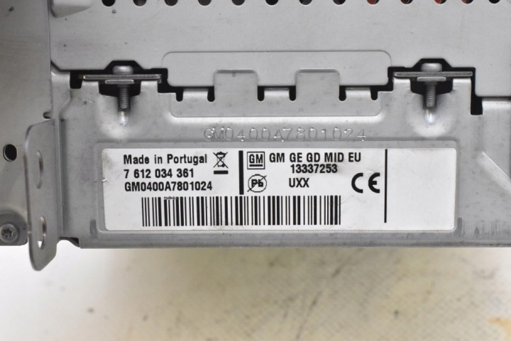 RADIO AUTORADIO DVD800 13273256 13223793 13337253 OPEL INSIGNIA A