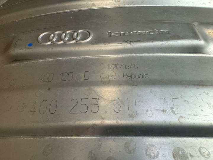 AUDI A6 A7 4G TUYAU ÉCHAPPEMENT SILENCIEUX 3.0TDI 4G0253611AE 4G0253612AE 38KM