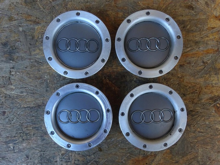 AUDI A3 S3 8L TT 8N A4 A6 C5 TAPACUBOS DISCOS JUEGO S-LINE OEM 8D0601165K 