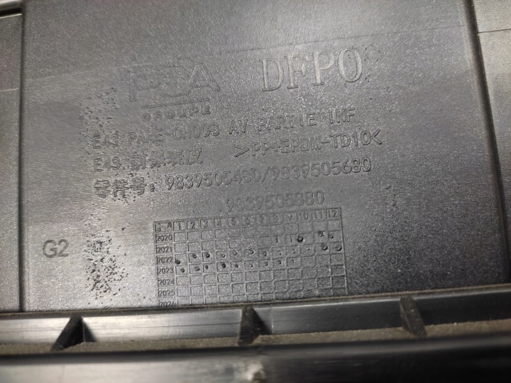 CITROEN C5X C5 X PARE-CHOCS AVANT AVANT 2022- 4PDC