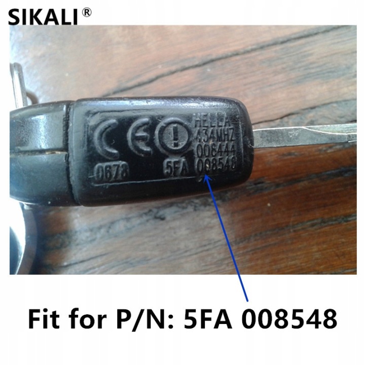 CLÉ TÉLÉCOMMANDE SEAT VW 5FA008548 DANS NOWSZEJ BOÎTIER