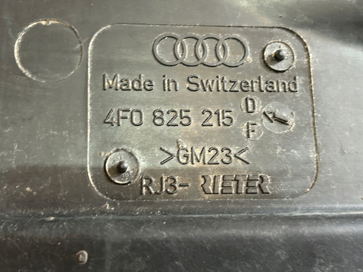 PROTECTION CHÂSSIS GAUCHE ARRIÈRE AUDI A6 C6 2.0 2.4 3.2 2.7 TDI 3.0 TDI BERLINE