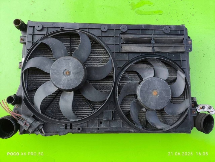 AUDI A3 S3 8P 2010 2.0 RADIATEUR EAU CLIMATISATION VENTILATEUR ENSEMBLE