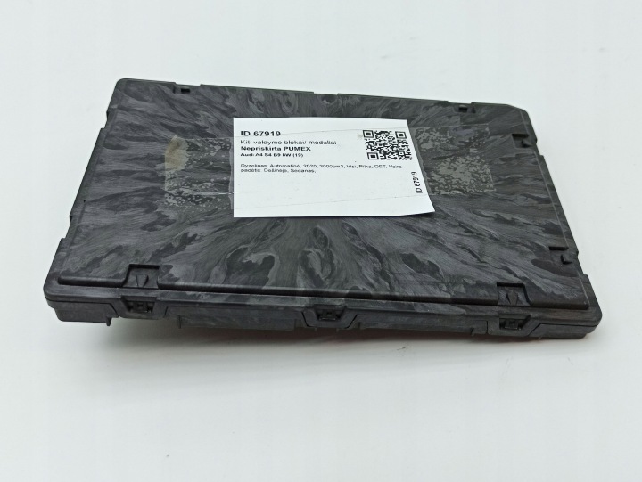 AUDI A4 S4 B9 8W AUTRE KOMPUTERY MODULES CONTRÔLEURS 8W0907063A