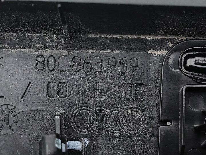 AUDI Q5 SQ5 2018 ÉLÉMENT CONSOLES CENTRALE 80C863969