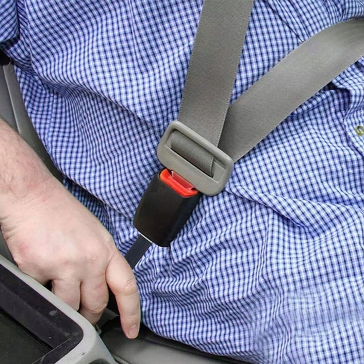 RALLONGE COURROIES SÉCURITÉ ADAPTATEUR 25CM AVEC AGRAFE POUR OTYLYCH 2PCS