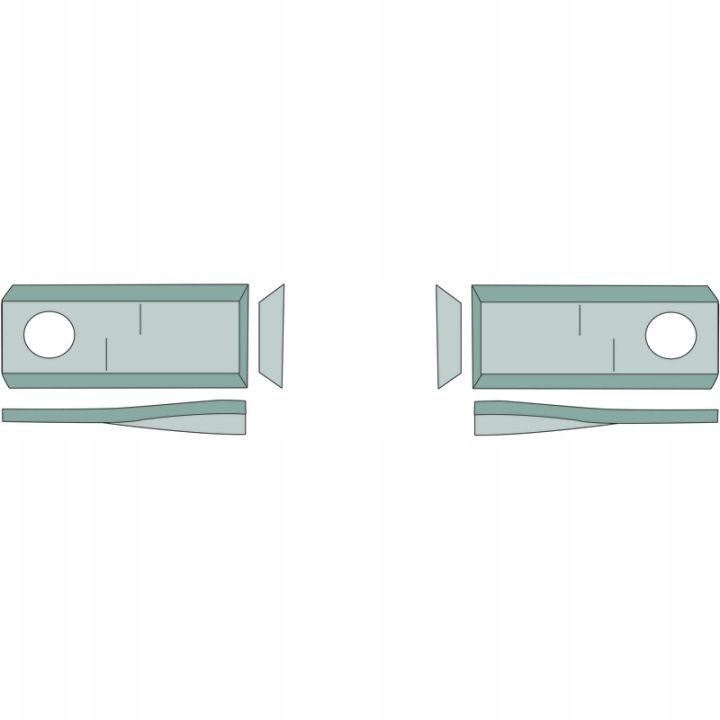 NOZYK 9, 98X45MM, Ø16,5MM, 3,5MM, CONVIENT VERS FORT