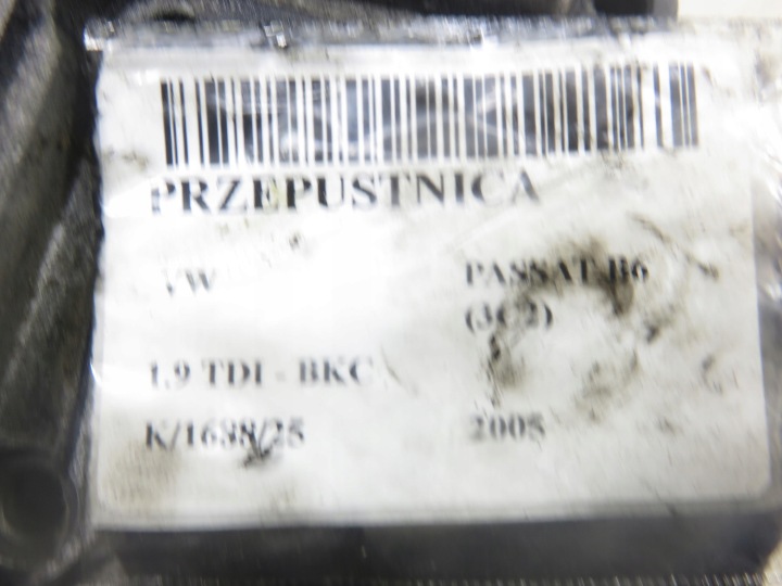 PAPILLON DES GAZ VW PASSAT B6 1.9 TDI A2C53099815 03G128063C