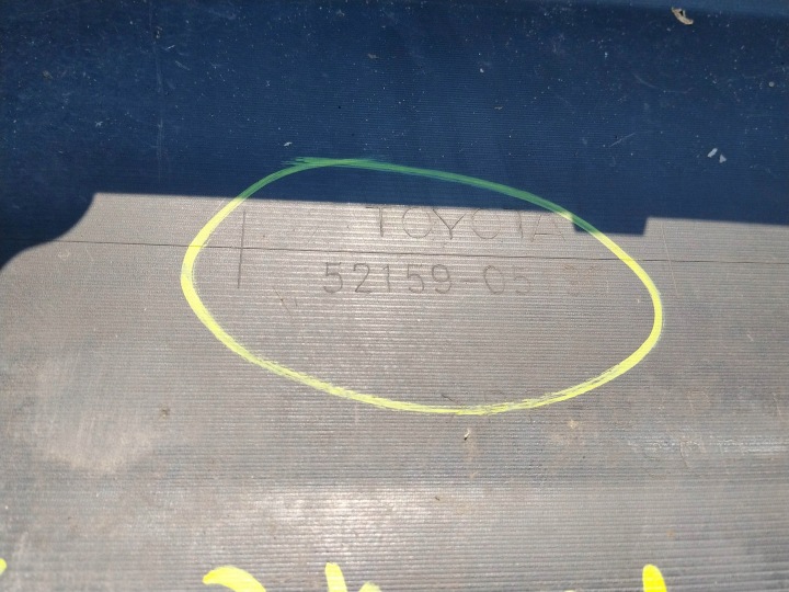 PARE-CHOCS ARRIÈRE ARRIÈRE TOYOTA AVENSIS T29 T27 LIFT SUR RESTYLAGE BERLINE MOULURE CHROME